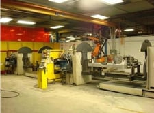 Genesis, KR 30 L15/2, dual trunnion robotic weld cell with Kuka robot, 1998