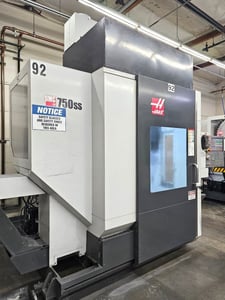 Haas #UMC-750SS, 5-Axis CNC vertical machining center, 30" X, 20" Y, 20" Z, 15000 RPM, 40 automatic tool