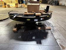 Hytrol #26CRPT, Powered Turntable, 2.6" diameter Tread Rollers, 7.5" -24" Belt widths, 360 deg. Rotation, 1