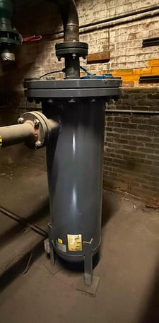 1100 scfm, 150 psig, Zeks #1100HDF, Mist Eliminator, 200°F max Temp.