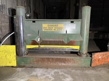 Trentfab, Hydraulic Roll Splitter, 88" width x 60" diameter Roll capacity