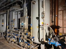 H-O-H Systems, Inc., Demineralizer Station, 60" x 96" Tanks, 11300 gallon Tanks, 145 psig, 212°F Temp., 1995