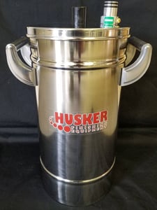 Powder coating hoppers, 10 lb. Stainless steel hopper, new