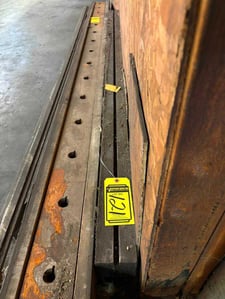 120.5" L, Press brake dies filler block