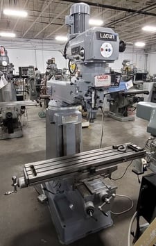 Lagun / Republic-Lagun #FTV-2, vertical mill, 10" x50"tbl., 3 HP, 38" X, 16" Y, 16" Z, R-8, 4250 RPM, new