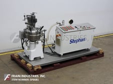 Stephan Machinery #UMHC40E-PILOT, 40 liter, Stainless Steel, steam jacketed, pilot plant vacuum cooker &