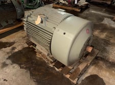 125 HP 1790 RPM General Electric Motors, AC Motor, Frame 444TSFCZ, 575 Volts, 3PH