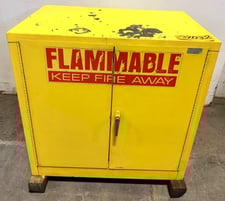 Lab Safety #2443, Flammable Storage Cabinet, (2) doors, 30 Gallons, 43" width x 18" D x 44" H