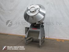 36" Stokes #1D, Stainless Steel, conical shaped coating pan, 36" ID x 24" deep, 20" OD access opening
