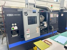 Hwacheon #Hi-Tech-200B, CNC lathe, 19.7" swing, 10" chuck, 3-jaw, 2.5" bar, 15.7" lgth, 12 turret, A2-6, 2019