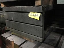 Cincinnati drill table, 33 x 17
