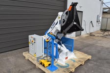 4400 lb. Sideros #RL-2000, welding positioner, powered height adjustment, variable speed rotation, hand