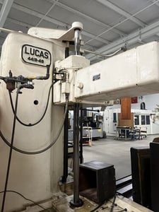 4" Lucas #441B-4B, Horizontal Boring Mill, 48" X, 36" Y, 24" Z, 15 HP, 13-1500 RPM
