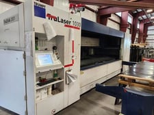 Trumpf #Trulaser-1030, Fiber Laser, 5' x 10' Table, 118.1" X, 59.1" Y, 1984 lb. max. workpiece weight, 459