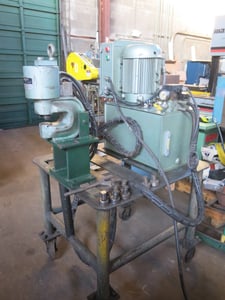 50 Ton, Whitney, portabe hydraulic punch, 4-=1/8" throat, 10 HP
