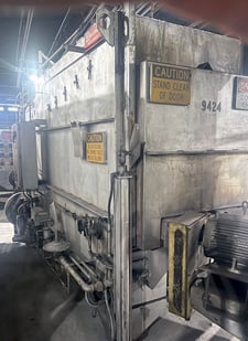 36" width x 36" H x 72" D Williams, gas fired temper furnace, 1400&deg;F, Honeywell overtemp controller