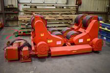 90 Ton, Koike Ransome #SA90PR / SA45IR, self aligning turning rolls, 18"-17' diameter range, hand pendant