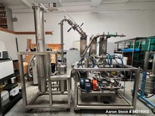 Delta Separations #FFE-45, Falling Film Evaporator System, 45 gallons/hr Alcohol Recovery, MTA 7-Ton Chiller