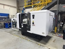 Mectron #MCH-481B, CNC lathe, 3" bar, 25 ATC, 12k RPM, #40, 5-Axis, Fanuc 31i-B5, 3' bar loader, chip