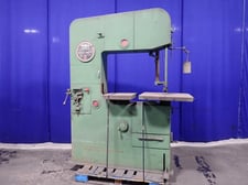 36" DoAll #3624-1, Vertical Band Saw, 0.75" Blade width, 190" Band length, 26" x 26" Table, 440 V
