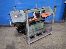 9.5" x 22" W.F. Wells & Sons Inc. #L-9, Horizontal Band Saw, 0.5" Blade width, 3/4 HP, 1725 RPM, 460/575 V