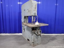23.5"/36.5" Tannewitz #101589, Vertical Band Saw, 0.75" Blade width, 36" x 46" Table