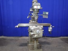 Mighty Comet #3KVHD, Vertical Mill, w/DRO, 10" x 50" Table, 3 HP, 1720 RPM, 230/460 V