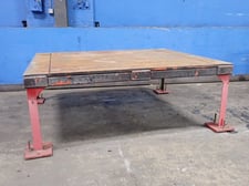 6' x 7.5' Welding Table, 33" H Size