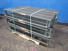 Grated Step/Platforms, 12 Qty., 24" x 60" x 10" Size