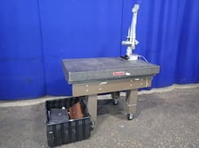 Faro #S06-02, coordinate measuring machine, w/Granite Surface Plate, Probes & Computer, 48" x 30" capacity