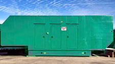 500 KW Cummins #GFGA, Natural gas generator set, 277/480 Volts, 259 hours, 803 HP @ 1800 RPM, GTA28 engine