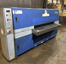 Lissmac #SBM-M1500-B2-60, sheet brushing machine, 59" x 0.787" capacity, 2013