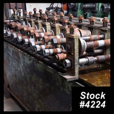 10 Stand, Dahlstrom #360-1, rollformer, 1.5" spindle diameter, 14.5" roll space, 8" horizontal centers, 4"-5"