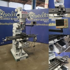 Birmingham #XJ5523, vertical mill, 9" x49"tbl., 3 HP, 36" X, 15.75"Y, 18" Z, 60-4300 RPM, variable speed