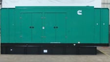 1000 KW Cummins #DQFAD, diesel generator set, 277/480 Volts, QST30-G5 NR2 engine, EPA Tier 2, sound