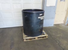 180 gallon Carbon Steel Mix Tank, flat bottom, 35" diameter x 42" deep