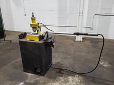 Birkestrand #Supercutter-K400, semi-automatic roll type tube coutoff machine