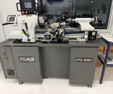 11" x 18" Cyclematic #CTL-618e, 9" swing over cross slide, 4000 RPM, 3 HP, inverter spindle, PLC with