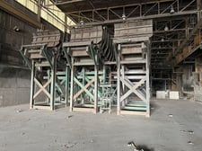 90" wide x 34' long, General Kinematics, vibratory scalping conveyor, 50 HP drive