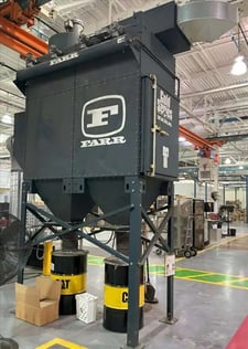 3750/4000 cfm Camfill Farr Gold #GS-8, cartirdge dust collector, 8 fire retardant white cartridges, 2007