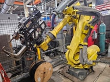 Fanuc, R-2000IB/210F, Robot, 462 lb. payload, 104" reach, iPendant, Milco Spot Weld Gun, Reidel Chiller, 2015