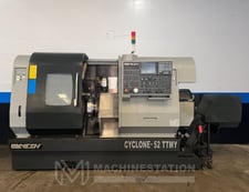 Ganesh #Cyclone-52TTMY, Multi-Axis CNC Turning Center, 5.94" X, 1.38" Y, 17.32" Z, 7.48" turning diameter