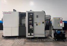 DMG Mori Seiki #NHX-4000, CNC Horizontal Machining Center, 22" X, 22" Y, 26" Z, 15.7" x 15.7" table, 40-tool