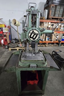 Image for Burgmaster #1D, 6-Turret Drilling, Tapping & Boring Machine, 1/2" mild steel drilling & tapping, 6" stroke, 8.5" throat depth, 1.5 HP, 4010 RPM