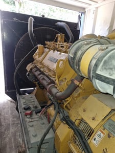 500 KW Caterpillar #3412, diesel generator set, 208 Volts, 3-phase, 600 hours, 1800 RPM, Bermuda for export
