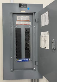 225 Amp. Square D, NQ442L2C, 4-Wire Panelboard, 240VAC/48VDC, 3PH