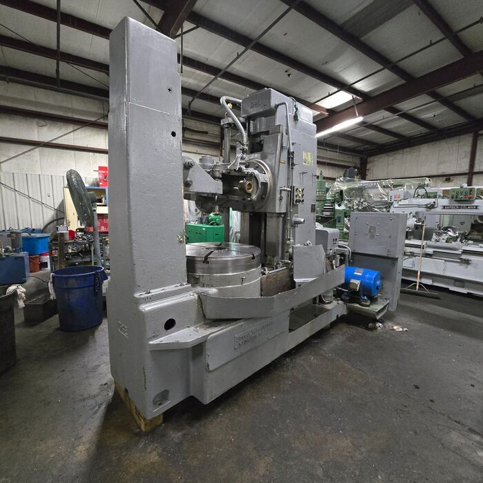 Gould & Eberhardt #48HWD, Vertical Gear Hobber, 48" diameter capacity, 28" max. fence, 1.5 dp max. pitch, 10