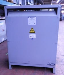 112 KVA 480 Delta Primary, 208Y/120 Secondary, EGS Hevi-Duty, 3 Phase Transformer T2H112S