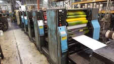 Stevens 6-Unit, Web Offset Press, 26" Web Width, Variable Cutoff