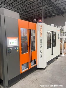 Kosme #KSB-4RG-Synchro, Stretch Blow Molding Machine, 4,700 BPH, 4 Cavities, 6700 hours, sound attenuated